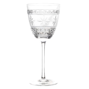 Taça Cristal Lapidado 31 P/água Incolor 500ml