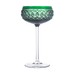Taça de Cristal Lapidado Coupe 04 - 200ml Verde Escuro