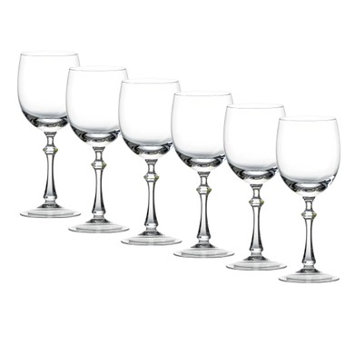 Kit 6 Taças de Cristal 24%pbo P/Vinho Tinto 310ml