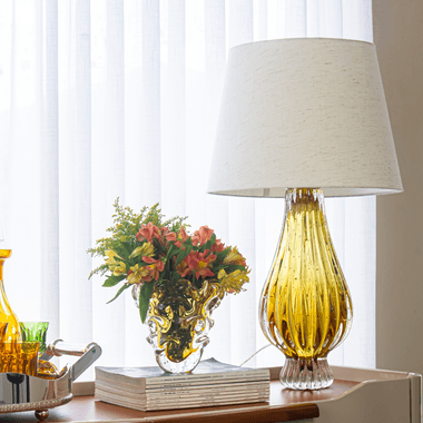 Abajur Murano Villette Ambar