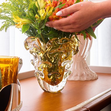 Vaso Murano Traun Ambar