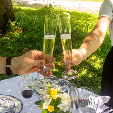 Taça de Cristal Lapidado 10 P/Champagne Incolor