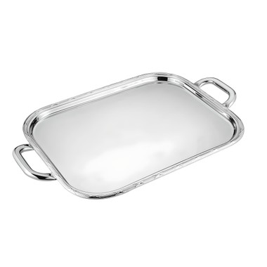 Bandeja de Prata Oblonga C/Alça Croise