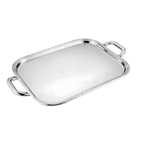 Bandeja de Prata Oblonga C/Alça Croise