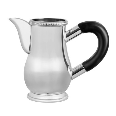 Leiteira de Prata C/Alca de Madeira e Cordão Croise St James