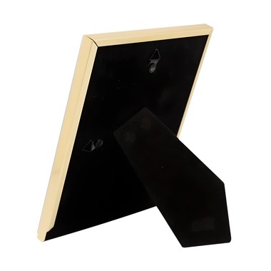 Porta Retrato Aço Inox com Vidro Branco 15x10cm