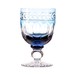Taça Cristal Lapidado P/água Laranjeiras Mozart 450ml Azul Claro