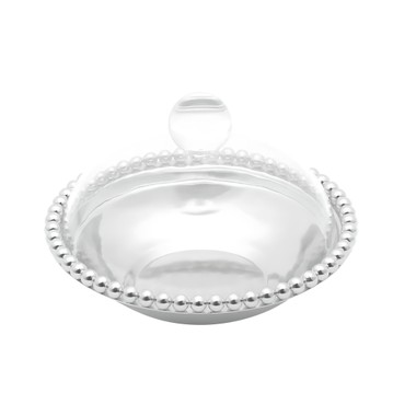 Bowl Zamac Niquelado e Tampa Acrilico Balls