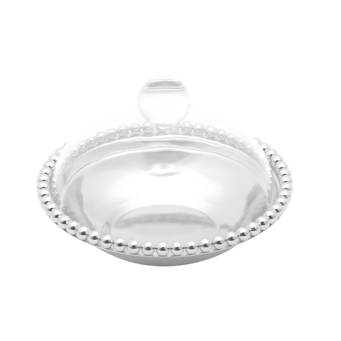 Bowl Zamac Niquelado e Tampa Acrilico Balls