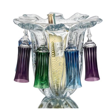 Champanheira de Murano Cristal