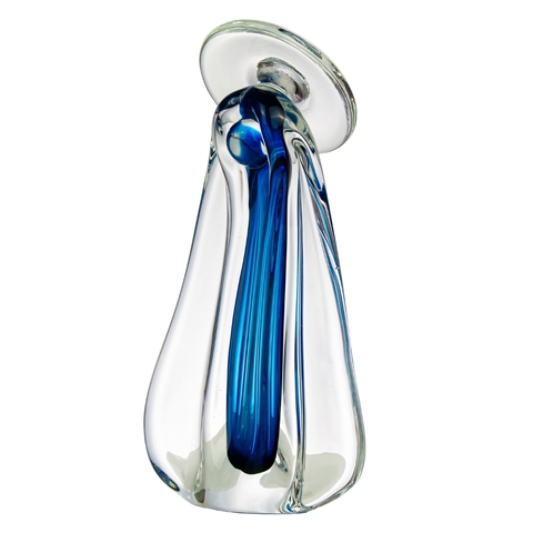 Imagem Santa Cristal Murano P Aqua Marine
