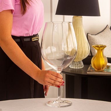 Taça Cristal Decorativa 3,8 Litros Incolor