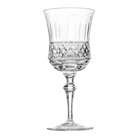 Taça Cristal Lapidado 69 P/Vinho Tinto Incolor Mozart 340ml