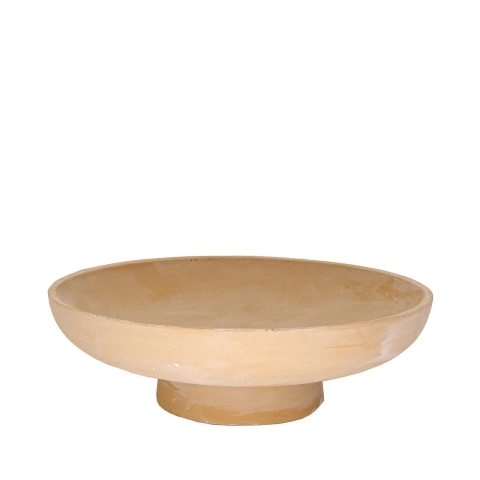 Centro de Mesa Cimento com Pé Terroso Grande