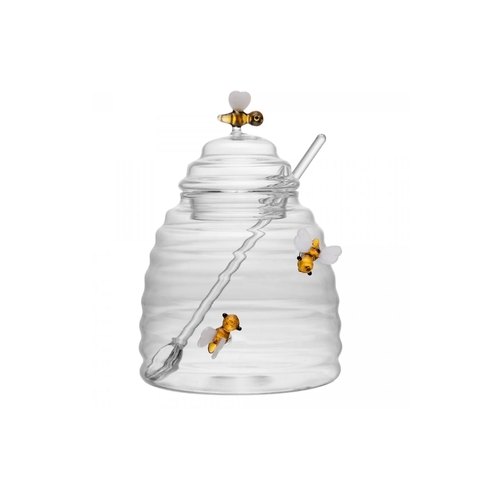 Açucareiro de Vidro Lovely Bee