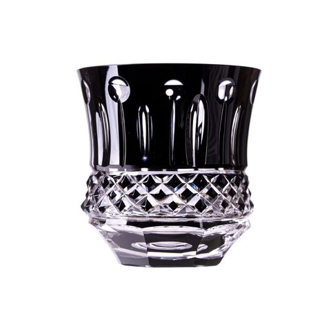 Copo Cristal Lapidado Mozart Whisky Preto 325ml