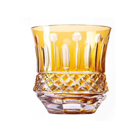 Copo Cristal Lapidado Mozart Whisky Amarelo 325ml