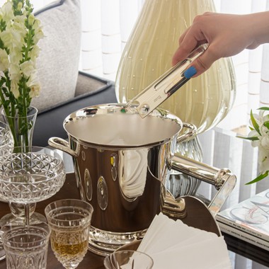 Balde de Prata P/Gelo Bloom Médio St James