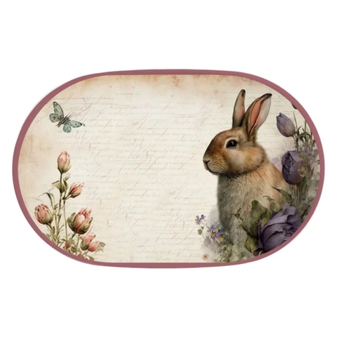 Travessa Oval Coelha Acacia