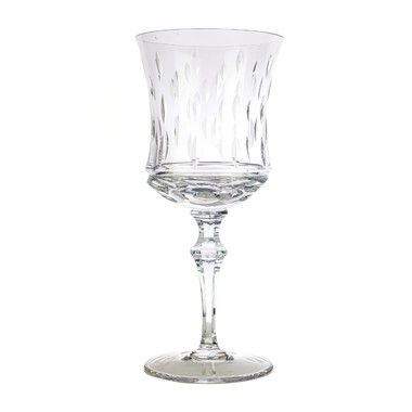 Taça de Cristal Lapidado 71 P/Vinho Tinto Incolor