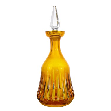 Licoreira de Cristal 19 Lapidada 66 Amarelo