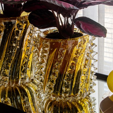 Vaso Murano San Polo P Ambar