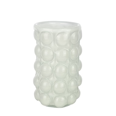 Vaso Murano Moab Quartzo Perola