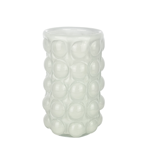 Vaso Murano Moab Quartzo Perola