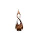 Escultura Murano Infinity Pp Garnet