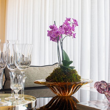 Centro de Mesa Murano New Jersey Ambar