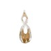 Escultura Murano Infinity Pp Champagne