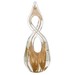 Escultura Murano Infinity Pp Champagne