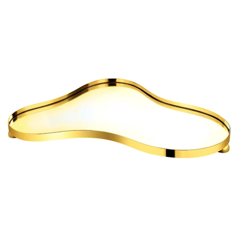 Bandeja Ouro 24k Botanique Grande Saint James