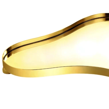 Bandeja Ouro 24k Botanique Grande Saint James