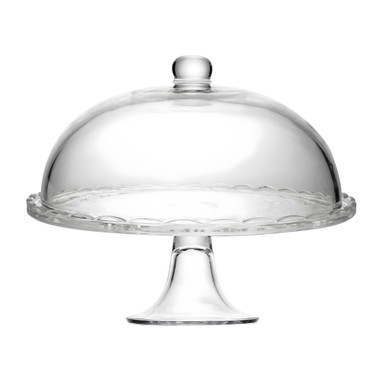 Prato P/Bolo de Cristal New Butterfly