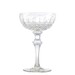 Taça de Cristal Lapidado 69 P/Champagne Coupe Vintage Incolor