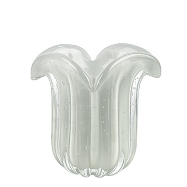 Vaso de Murano Naty Quartzo Perola