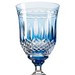 Taça Cristal Lapidado 68 P/Agua Azul Claro Mozart 350ml