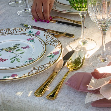 Faqueiro 48pcs Ouro 24k Versailles St James