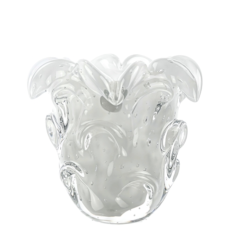 Vaso Murano Traun Quartzo Perola