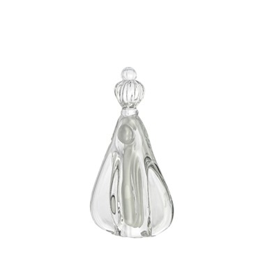 Imagem Murano Mini Santa Nossa Senhora Quartzo Perola