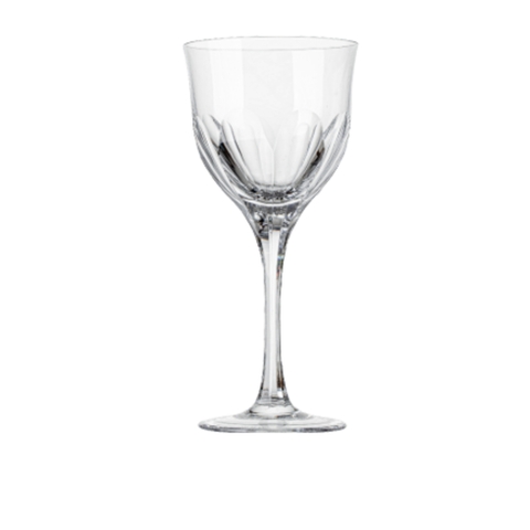 Taça de Cristal Lapidada 45 P/água Preto 400ml