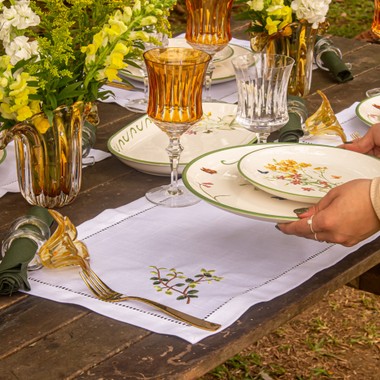 Jogo Americano Retangular Ramos Avulso