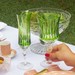 Taça Cristal Lapidado 66 P/Vinho Tinto Verde Claro 320ml