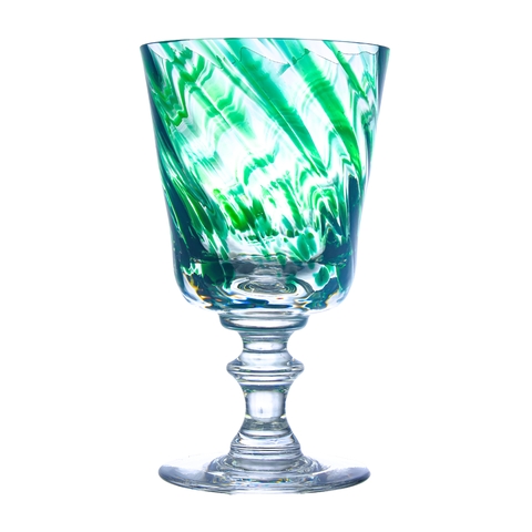 Taça de Cristal Murano Collors Verde Escuro