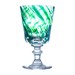 Taça de Cristal Murano Collors Verde Escuro