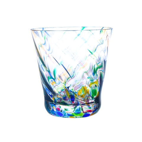 Copo de Cristal P/Whisky Murano Collors Colorido