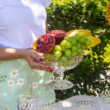 Saladeira Cristal Lapidado 23 Incolor