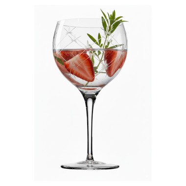 Taça Cristal Lapidado 19 P/Gin Incolor 560ml