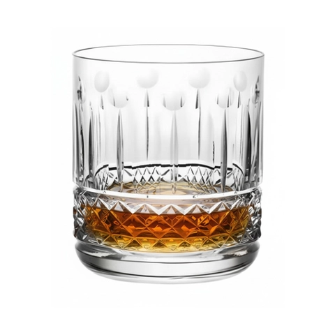 Copo Cristal Lapidado Mozart P/Whisky 400ml